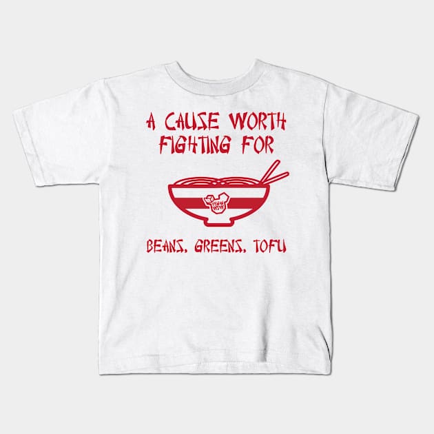 Cause Worth Fighting For Kids T-Shirt by Vegan Disney World